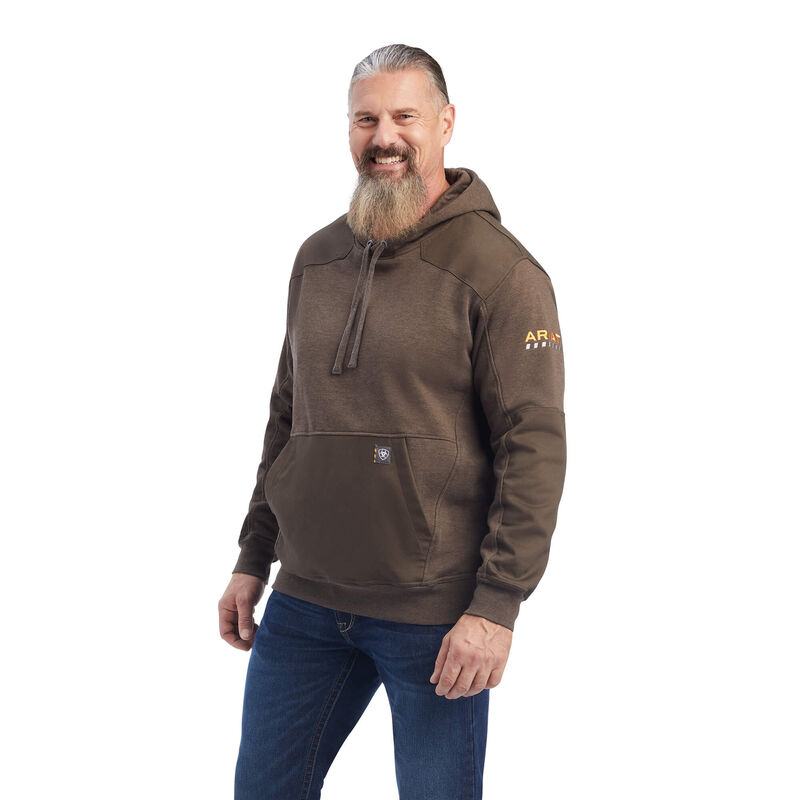 Ariat Hoodie Herren - Rebar Workman Duracanvas DunkelBraun ( JAGUN-3905 )